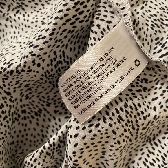 a new day animal print top with ruffle sleeve accent - Picture 4 of 7